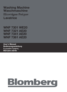 Εγχειρίδιο Blomberg WNF 7301 WE20 Πλυντήριο