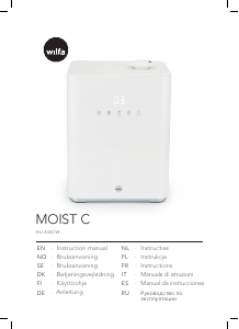 Brugsanvisning Wilfa HU-430CWA Moist C Luftfugter
