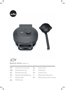 Manuale Wilfa WM5B-200 Joy Macchina per waffle