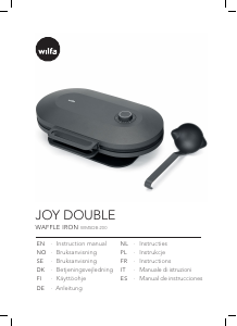 Manuale Wilfa WM5DB-200 Joy Macchina per waffle