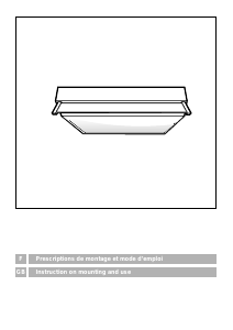 Manual Fagor CCP-130B Cooker Hood