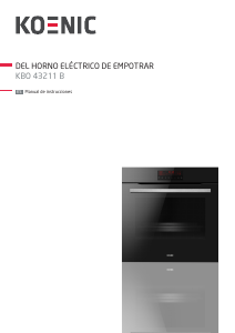 Manual de uso Koenic KBO 43211 M Horno