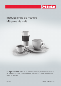 Manual de uso Miele CM 6100 Máquina de café