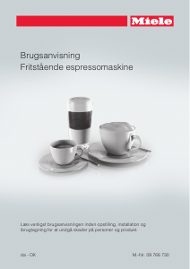 Brugsanvisning Miele CM 6100 Kaffemaskine