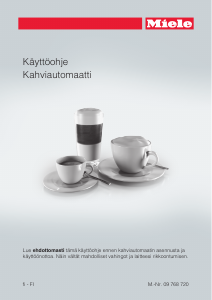 Käyttöohje Miele CM 6100 Kahvikone