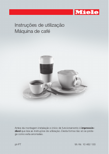 Manual Miele CM 6110 Máquina de café