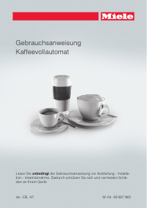 Bedienungsanleitung Miele CM 6300 Kaffeemaschine