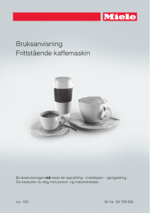 Bruksanvisning Miele CM 6300 Kaffemaskin