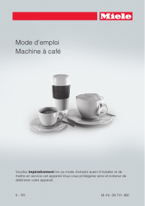 Mode d’emploi Miele CM 6300 Cafetière