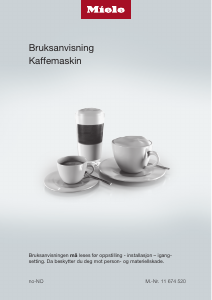 Bruksanvisning Miele CM 7550 Kaffemaskin