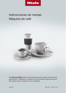 Manual de uso Miele CM 7550 Máquina de café