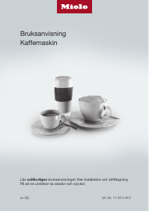 Bruksanvisning Miele CM 7750 Kaffebryggare