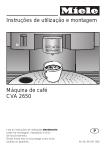 Manual Miele CVA 2650 Máquina de café