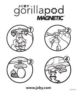 Manual de uso Joby GorillaPod Magnetic Trípode