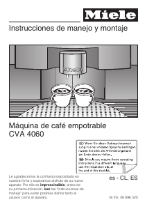 Manual de uso Miele CVA 4060 EDST Máquina de café
