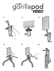 Handleiding Joby GorillaPod Video Statief