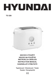 Manual Hyundai TO 228 Toaster