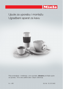 Priručnik Miele CVA 6401 Aparat za kavu