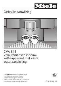 Handleiding Miele CVA 645-2 Koffiezetapparaat