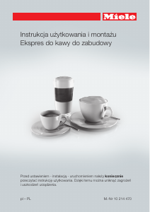 Instrukcja Miele CVA 6800 Ekspres do kawy