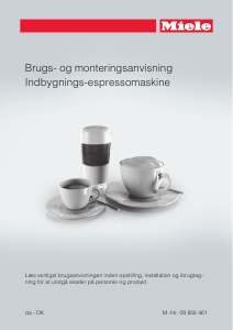 Brugsanvisning Miele CVA 6800 Kaffemaskine