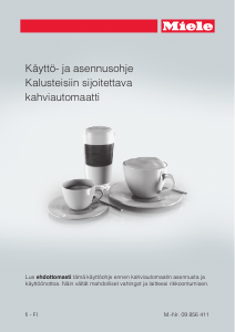 Käyttöohje Miele CVA 6800 Kahvikone