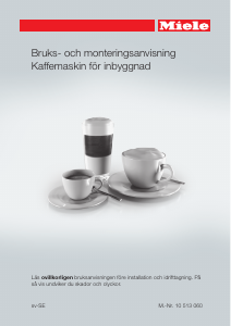 Bruksanvisning Miele CVA 6805 Kaffebryggare