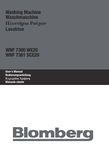 Manuale Blomberg WNF 7361 SCE20 Lavatrice
