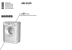 Manual Hoover HN 6125 Nextra Washing Machine