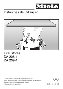 Manual Miele DA 206-1 Exaustor