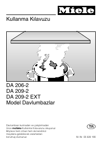 Kullanım kılavuzu Miele DA 209-2 Davlumbaz