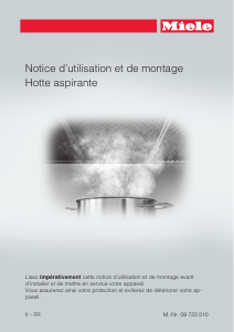 Mode d’emploi Miele DA 2150 Hotte aspirante