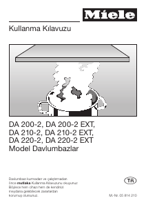 Kullanım kılavuzu Miele DA 220-2 Davlumbaz
