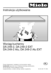 Instrukcja Miele DA 249 Okap kuchenny