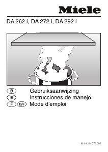 Manual de uso Miele DA 262 i Campana extractora