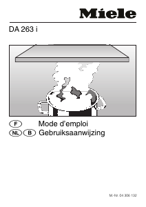 Bruksanvisning Miele DA 263 i Kjøkkenvifte