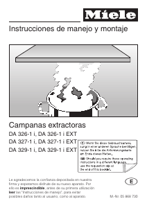 Manual de uso Miele DA 326-1 i Campana extractora