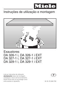 Manual Miele DA 329-1 i Exaustor