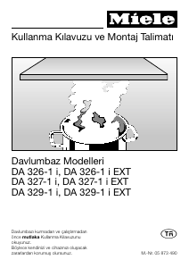 Kullanım kılavuzu Miele DA 329-1 i Davlumbaz