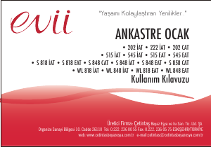 Kullanım kılavuzu Evii S 848 IAT Ocak