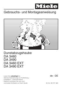 Bedienungsanleitung Miele DA 3490 Dunstabzugshaube