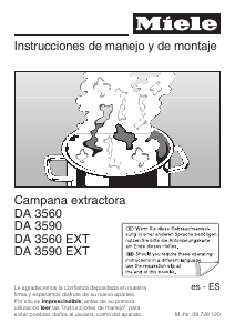 Manual de uso Miele DA 3590 Campana extractora