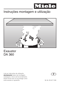 Manual Miele DA 360 Exaustor