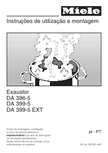 Manual Miele DA 396 Exaustor