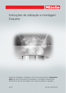 Manual Miele DA 410-6 Exaustor