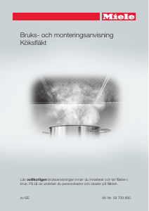 Bruksanvisning Miele DA 416-6 Köksfläkt