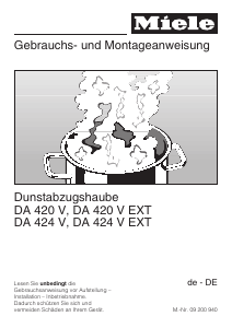 Bedienungsanleitung Miele DA 420 V Dunstabzugshaube