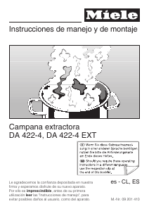 Manual de uso Miele DA 422 Campana extractora