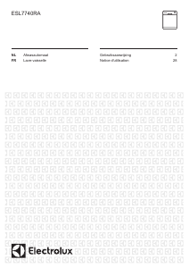 Handleiding Electrolux ESL7740RA Vaatwasser