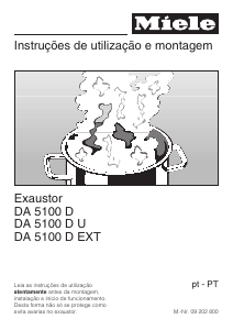 Manual Miele DA 5100 D Exaustor